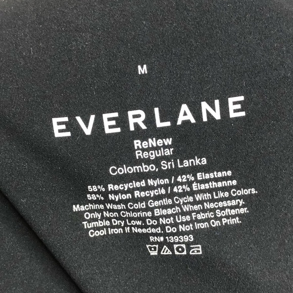 Everlane The Perform Renew Black Athletic Leggings M - Picture 5 of 5